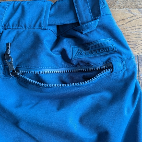 RIPZONE thermal fleece insulated ski/snowboarding/snow pants blue women's size M - Picture 8 of 13